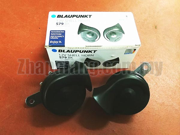 Blaupunkt 12V Shell Horn S79 Black 500/400 Hz